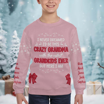 Crazy Grandma With The Cutest Grandkids Sweatshirt