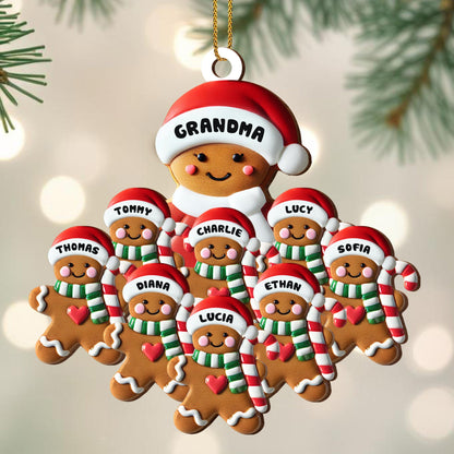 Sweet Seasonal Smiles With Gingerbread Family Design