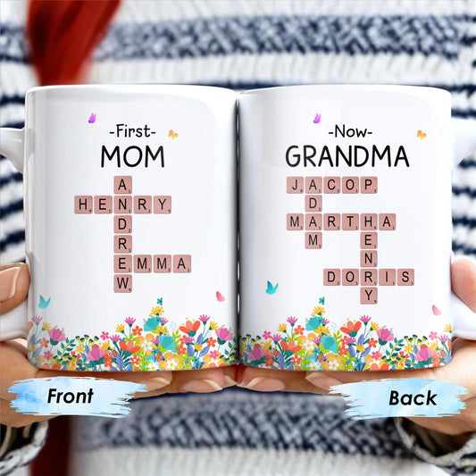 From First-Time Mom To Beloved Grandma Mug