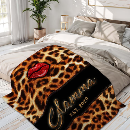 Unleash Your Inner Glamour With Chic Leopard And Lips