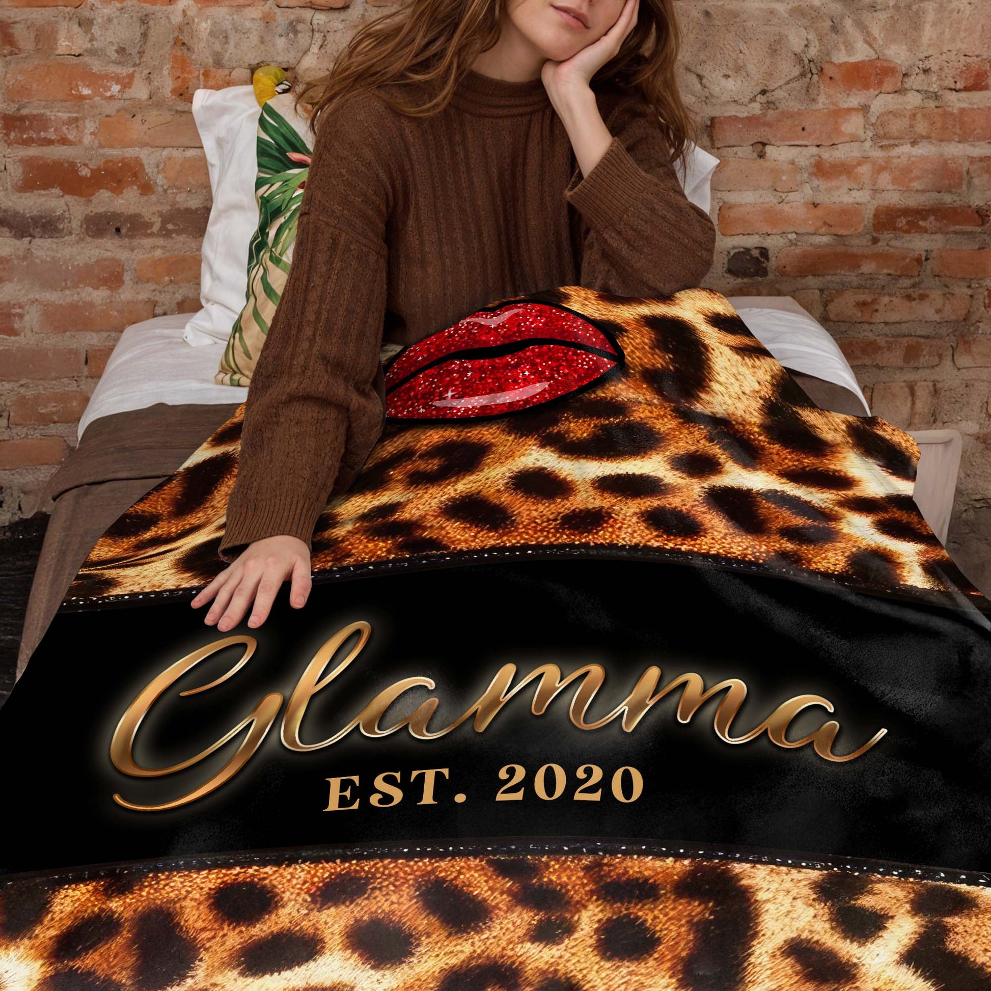 Unleash Your Inner Glamour With Chic Leopard And Lips