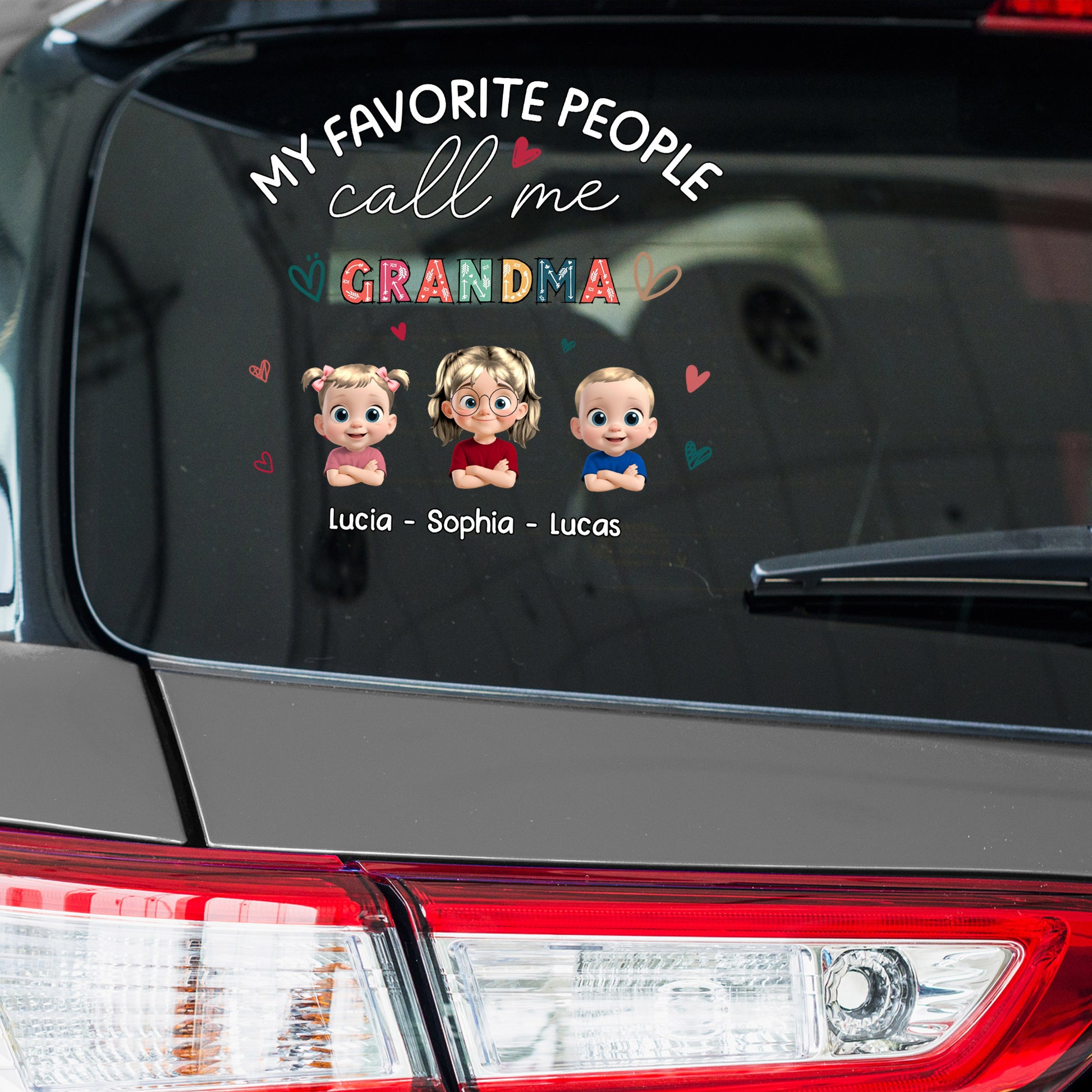 My Favorite People Call Me Grandma Decal