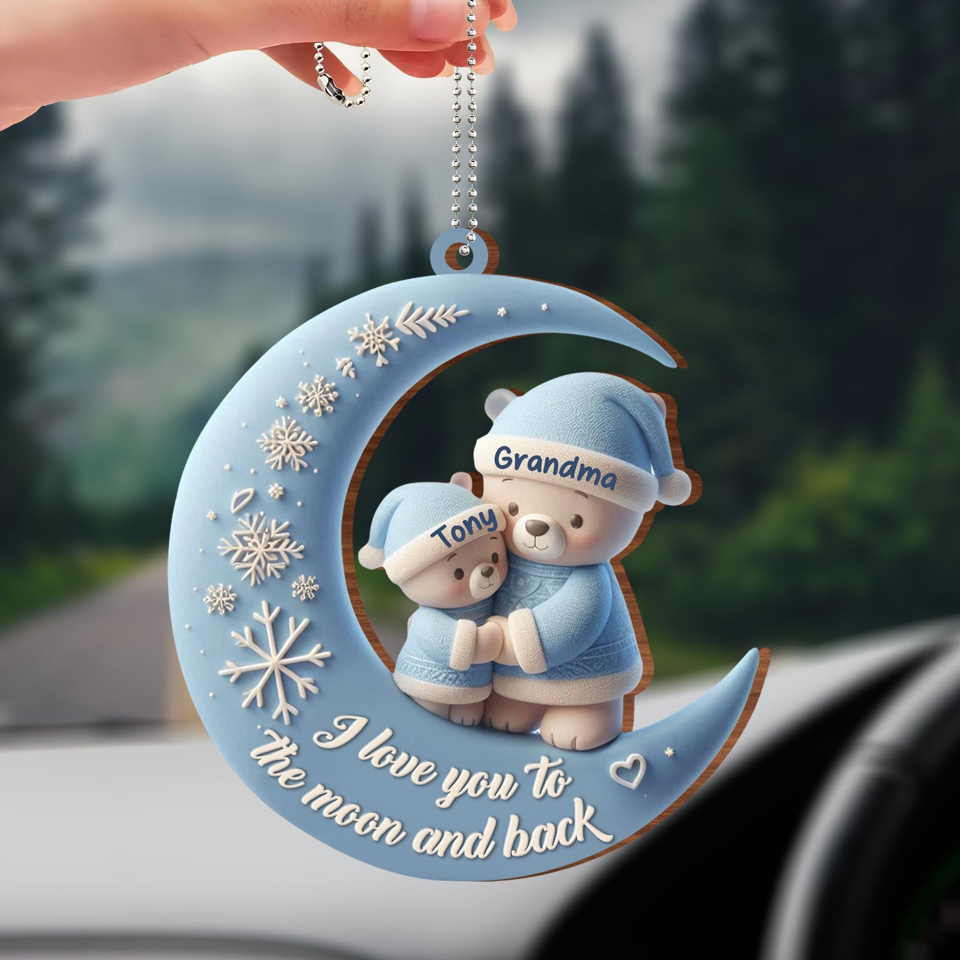 I Love You To The Moon And Back Teddy Bears Decor