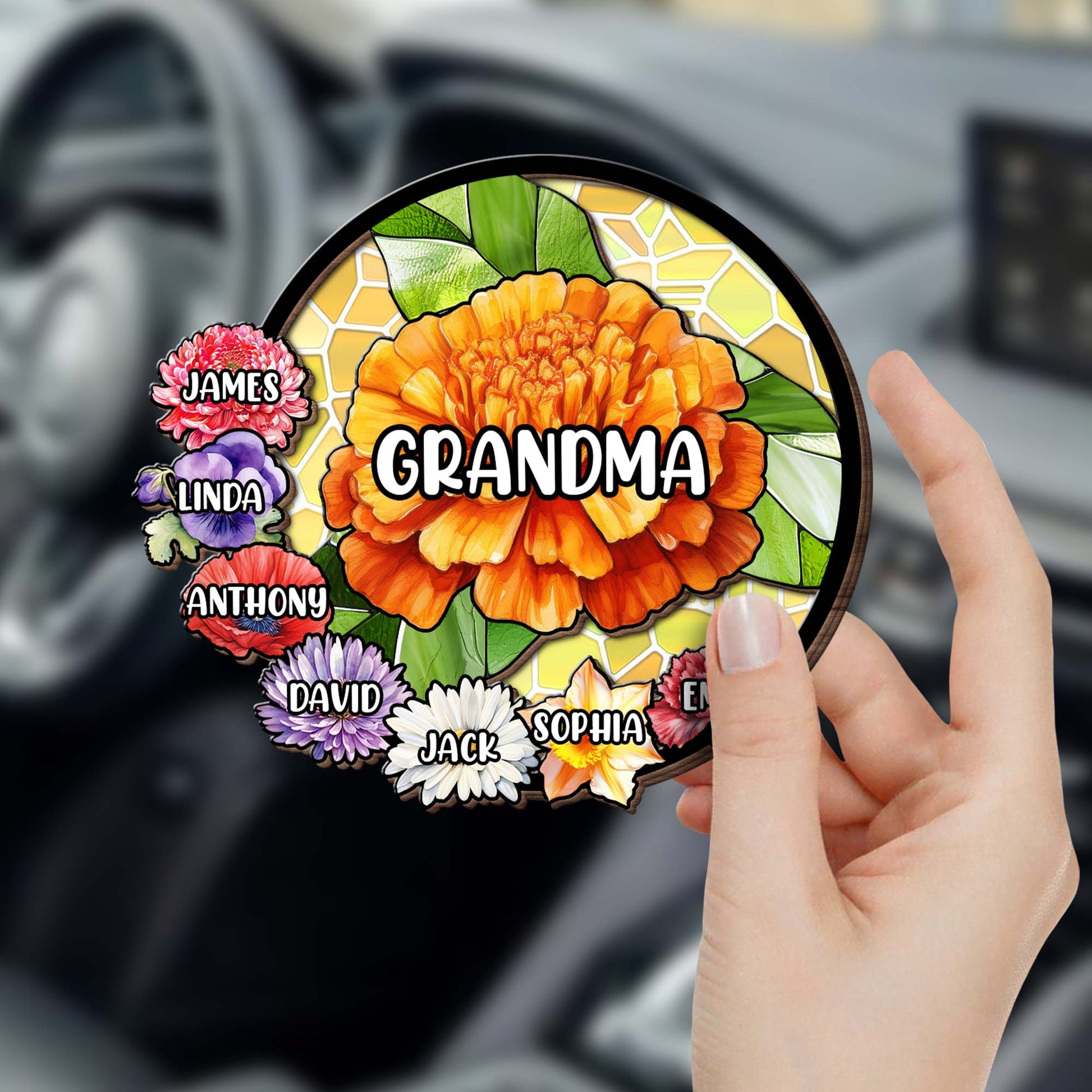 Grandma A Bond That Blooms Forever Surrounded By Love