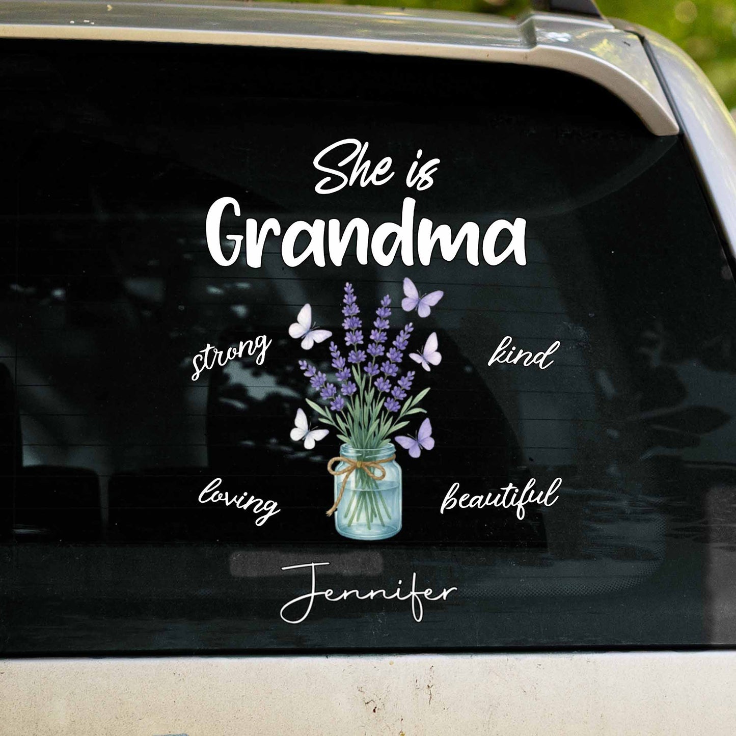 She Is Grandma Strong Kind Loving Beautiful Flowers