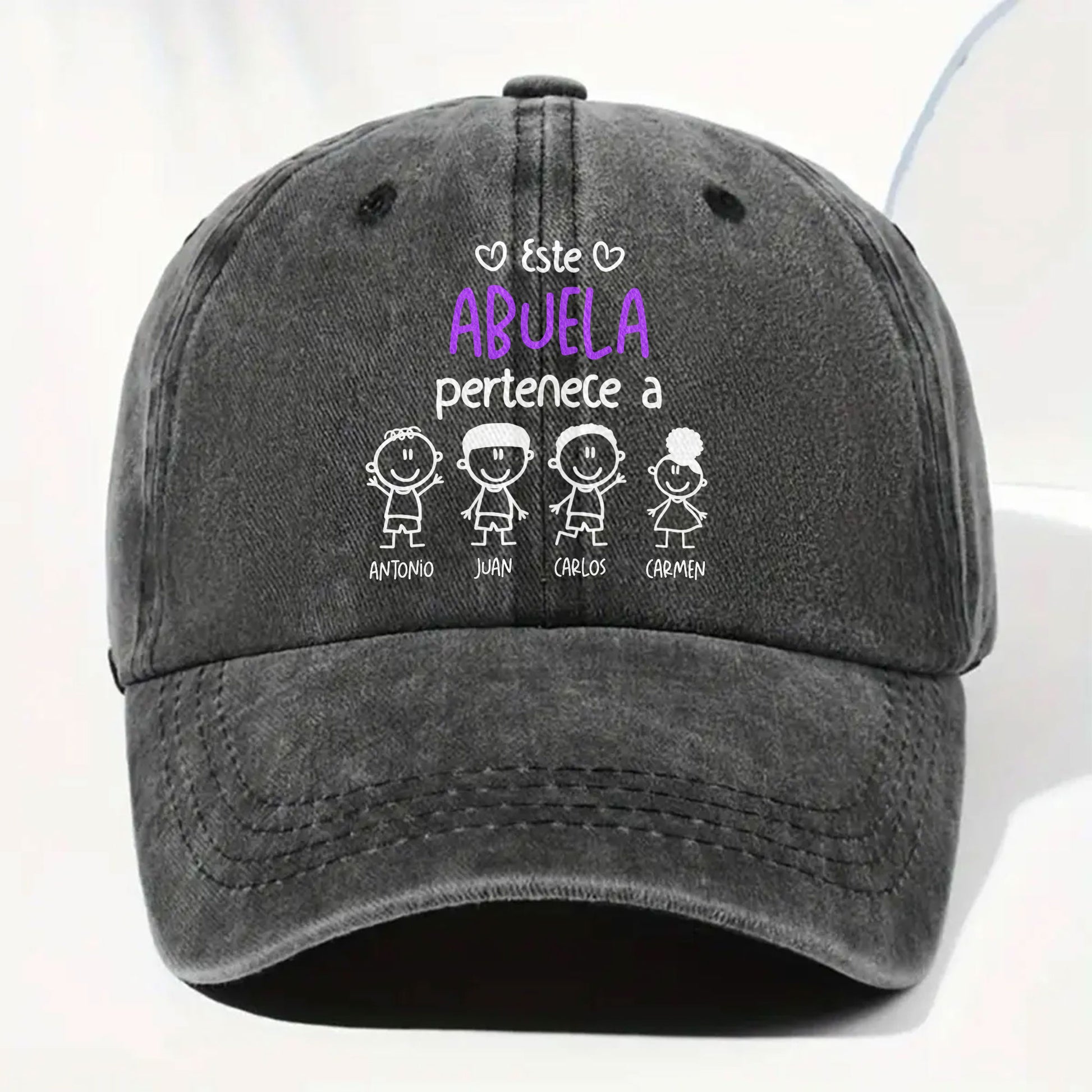 Este Abuela Pertenece A, Personalized Denim Cap