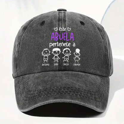 Este Abuela Pertenece A, Personalized Denim Cap