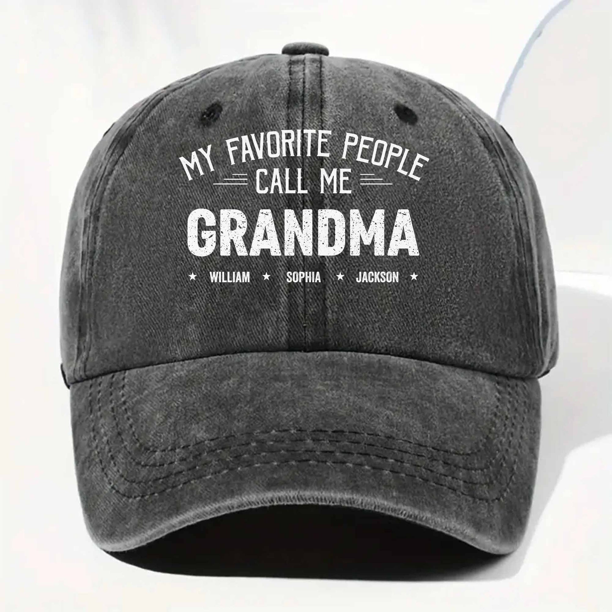 My Favorite People Call Me Grandma Cap