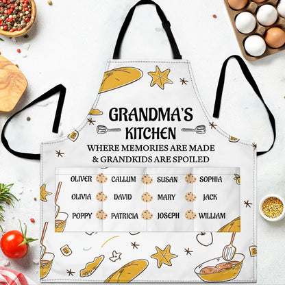Grandma's Kitchen Where Memories Are Made & Grandkids Are Spoiled, Bread and Kitchen Tools