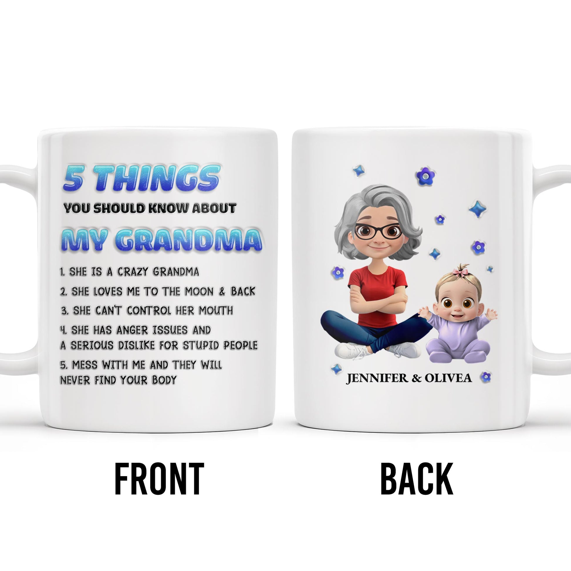 5 Things You Should Know About My Grandma, Cartoon Grandma And Baby