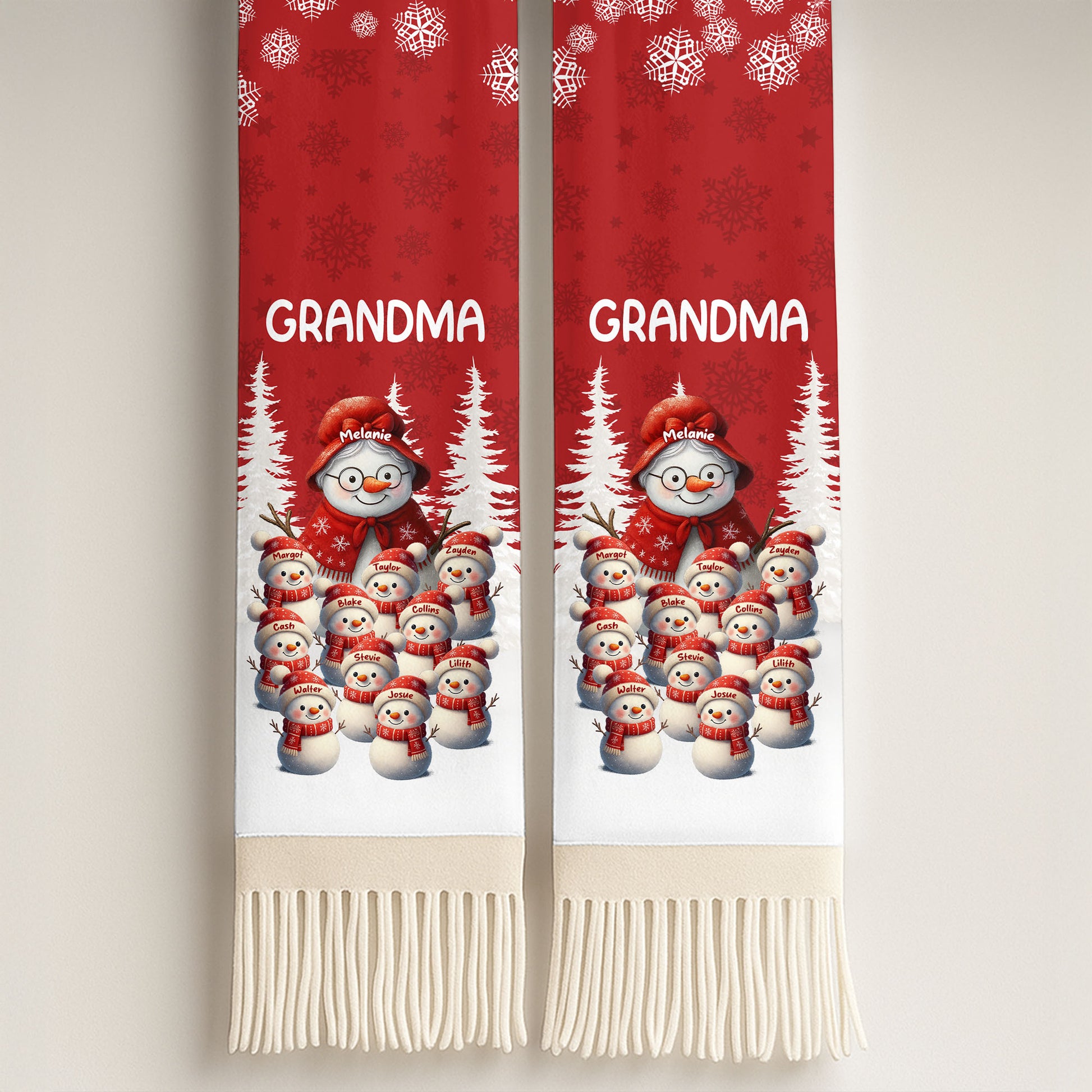 To Grandma Wishing You A Warm Cozy Christmas Snowmen