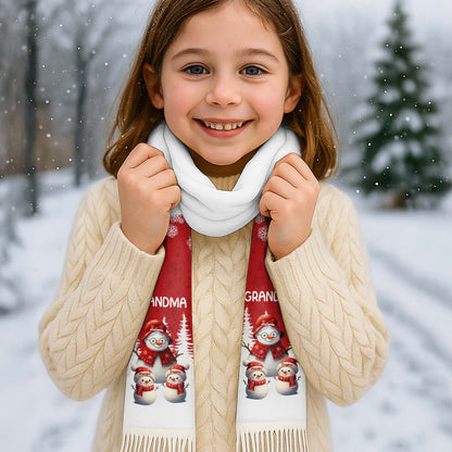 To Grandma Wishing You A Warm Cozy Christmas Snowmen