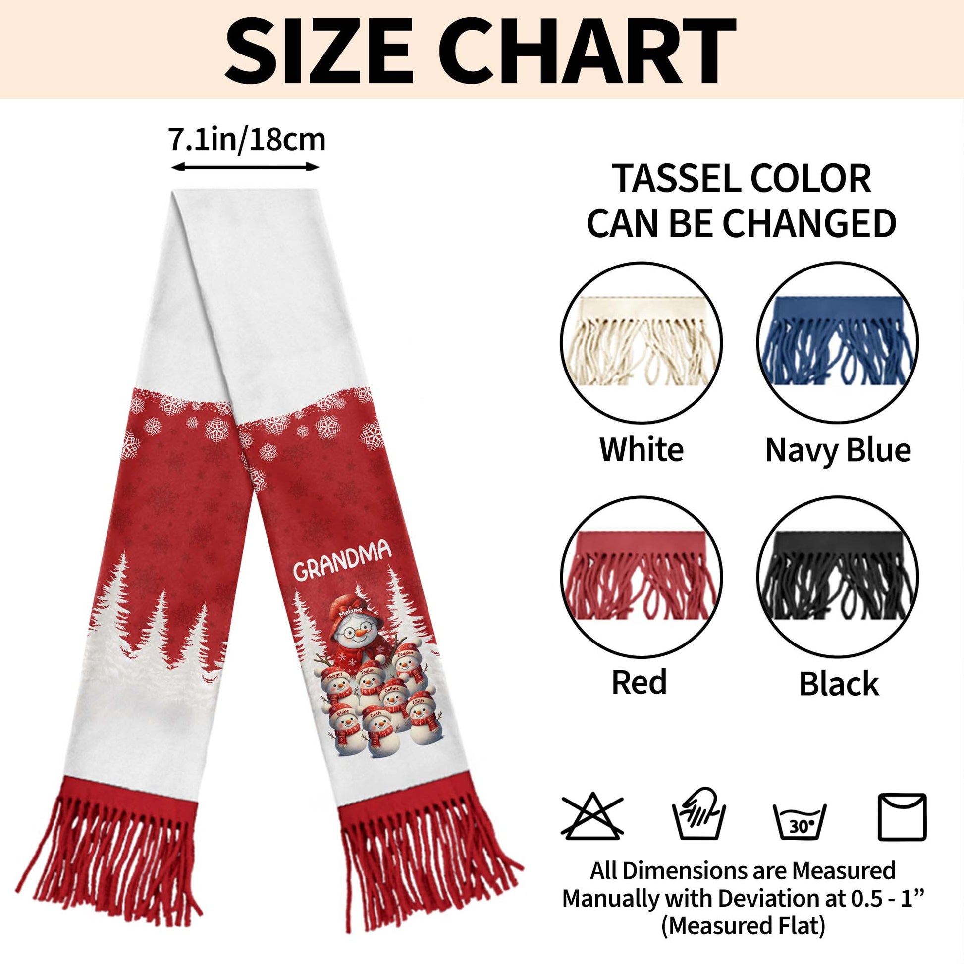 To Grandma Wishing You A Warm Cozy Christmas Snowmen