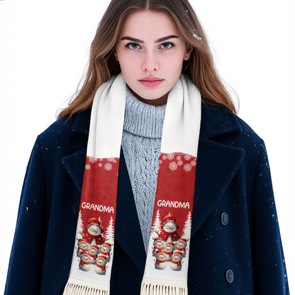 To Grandma Wishing You A Warm Cozy Christmas Snowmen