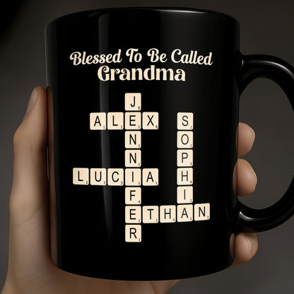 Blessed To Be Called Grandma Crossword Design