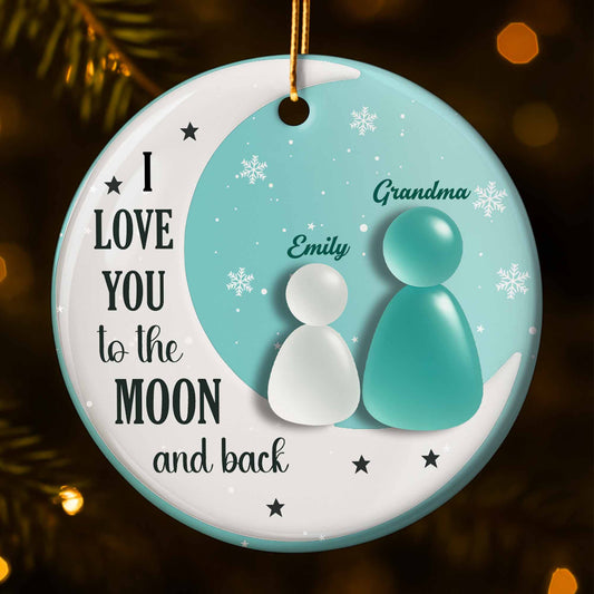 I Love You To The Moon And Back With Moon And Stars