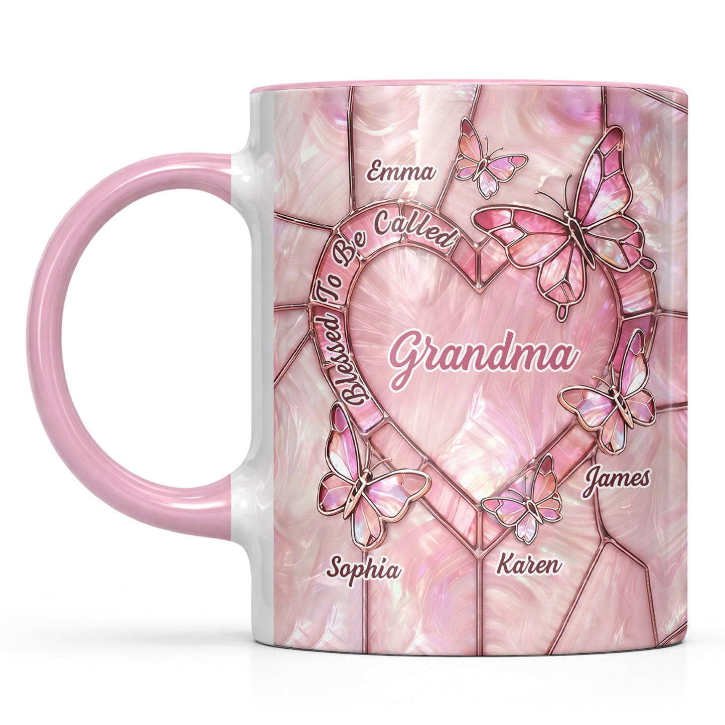 Blessed To Be Called Grandma, Butterflies And Heart