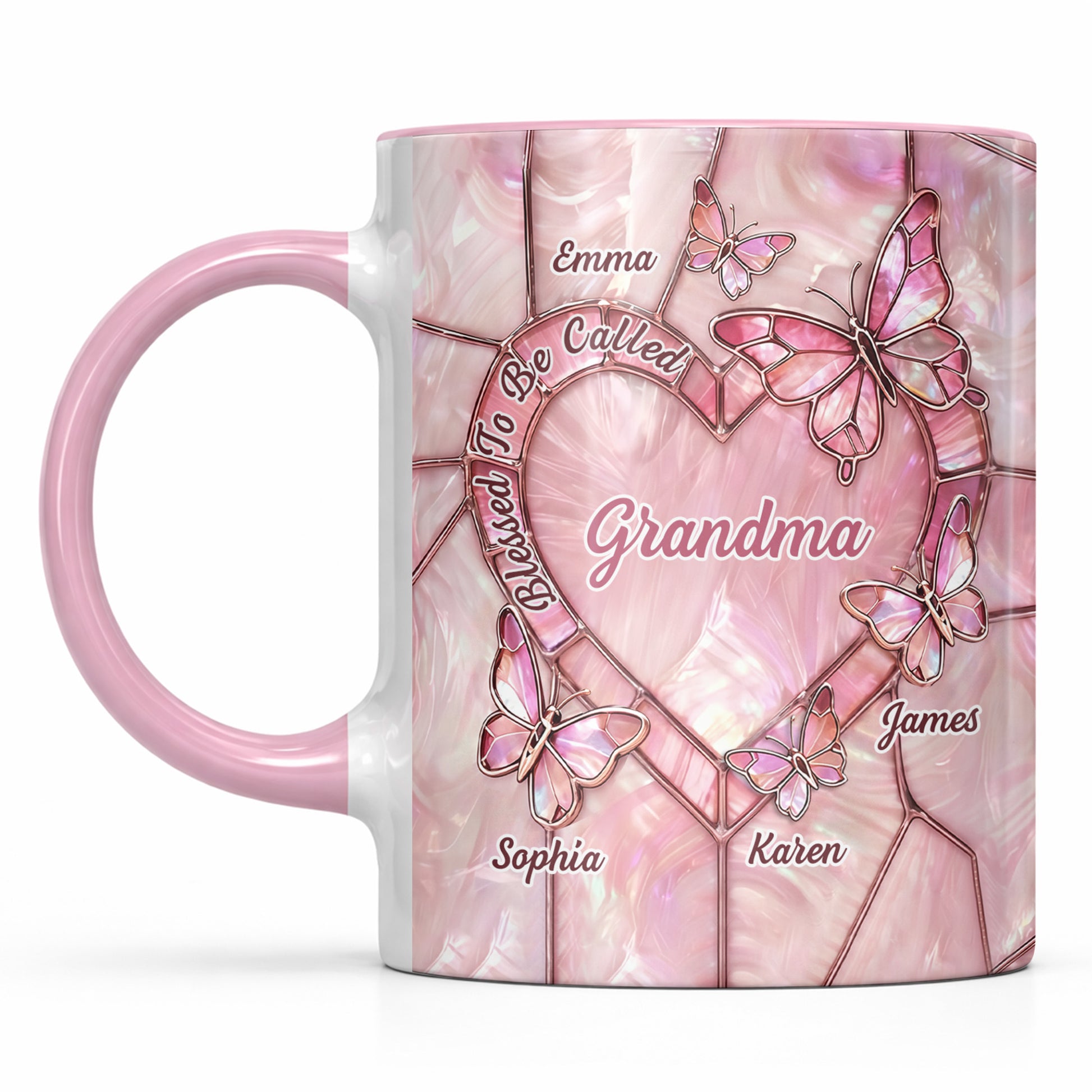 Blessed To Be Called Grandma, Butterflies And Heart