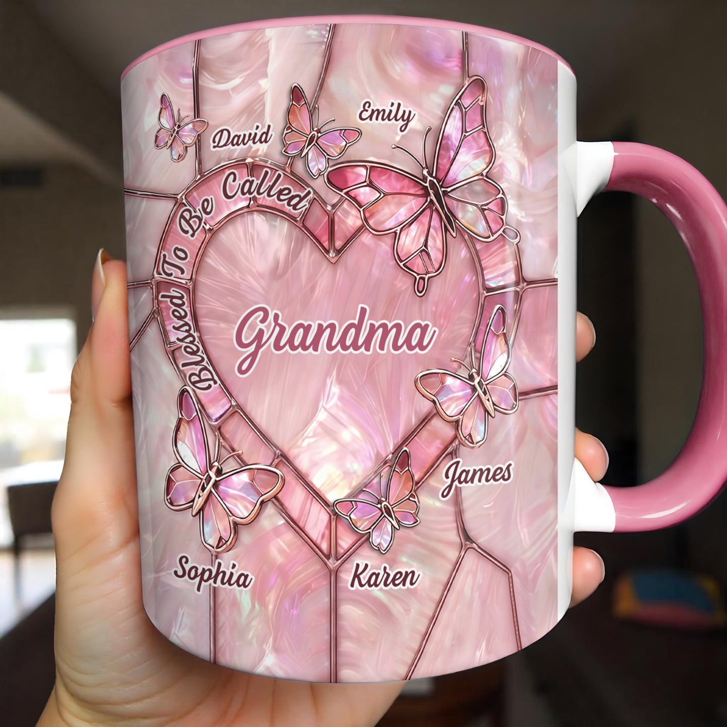Blessed To Be Called Grandma, Butterflies And Heart