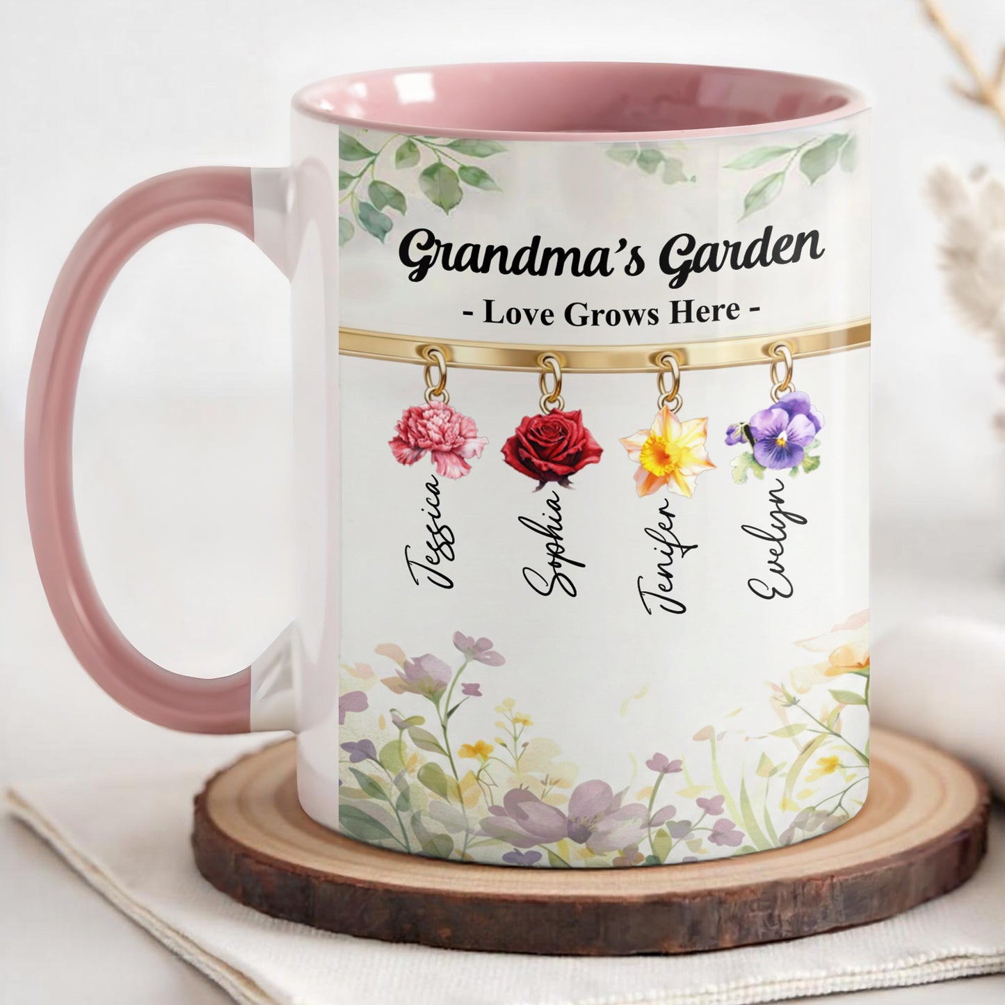 Grandma's Garden Love Grows Here Flowers