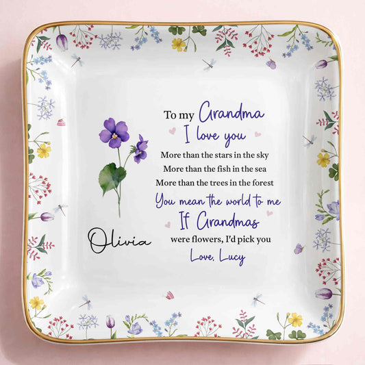 To My Grandma, I Love You, Flower Design