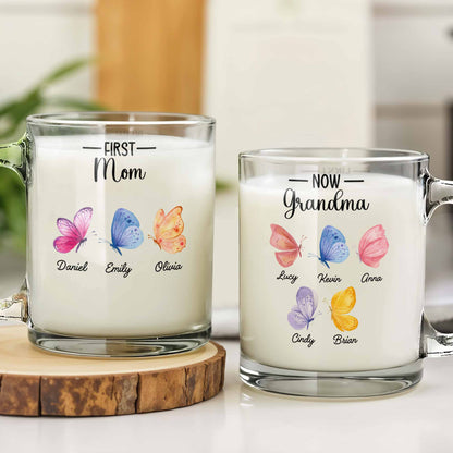 First Mom, Now Grandma Butterflies Design