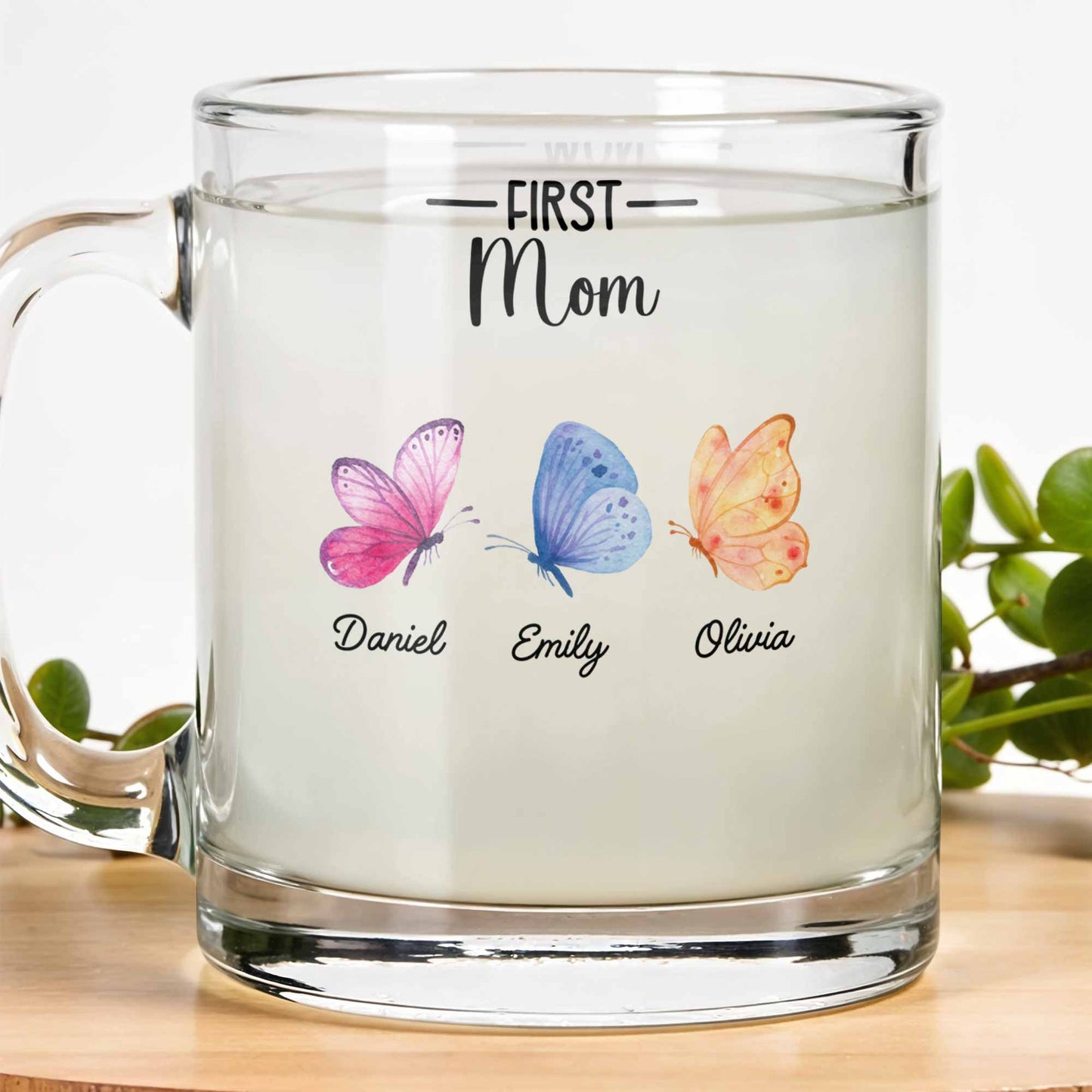 First Mom, Now Grandma Butterflies Design