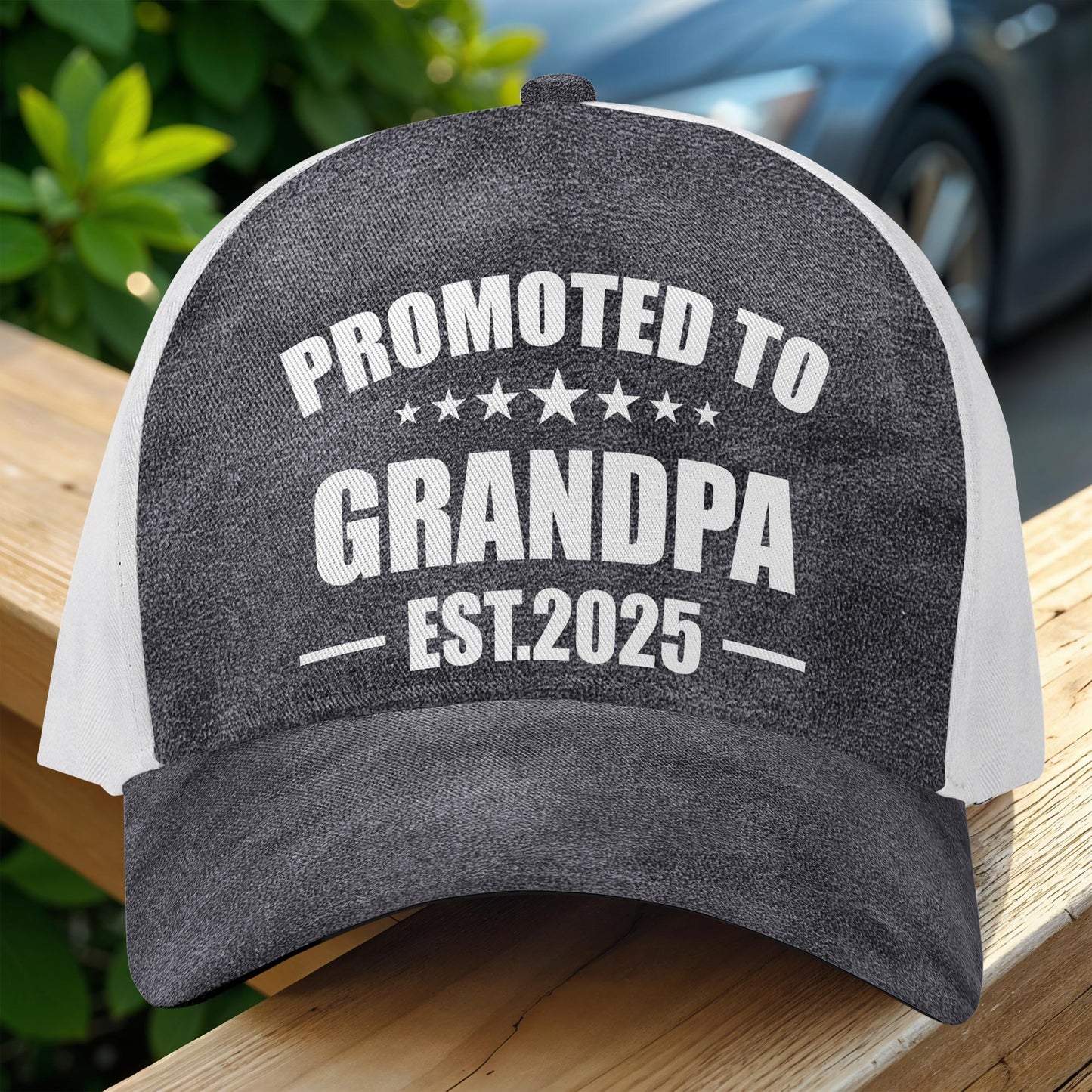 Promoted To Grandpa Classic Cap