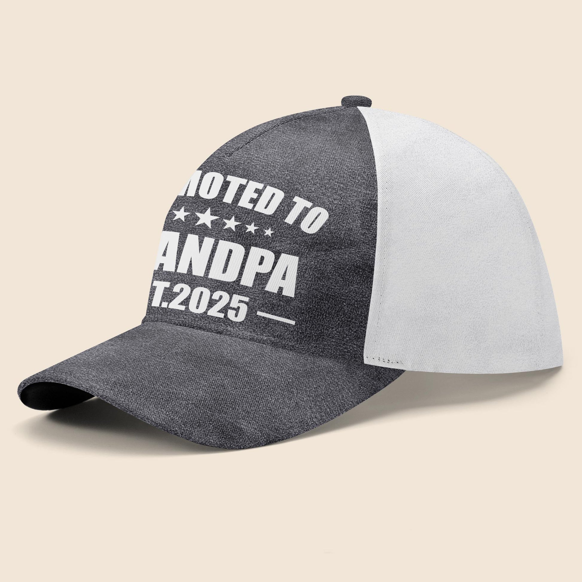 Promoted To Grandpa Classic Cap