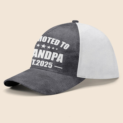 Promoted To Grandpa Classic Cap