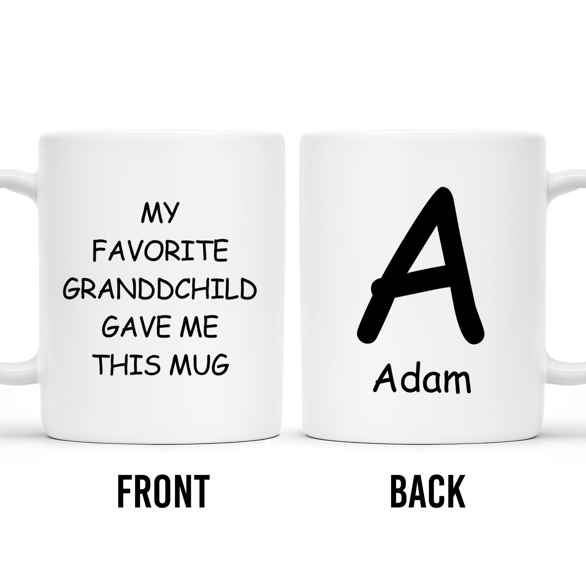 Favorite Grandchild Custom Coffee Mug For Grandparents