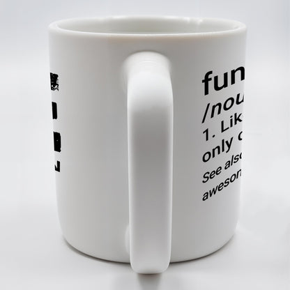 Fun-Pa Like Grandpa But Cooler Text Mug