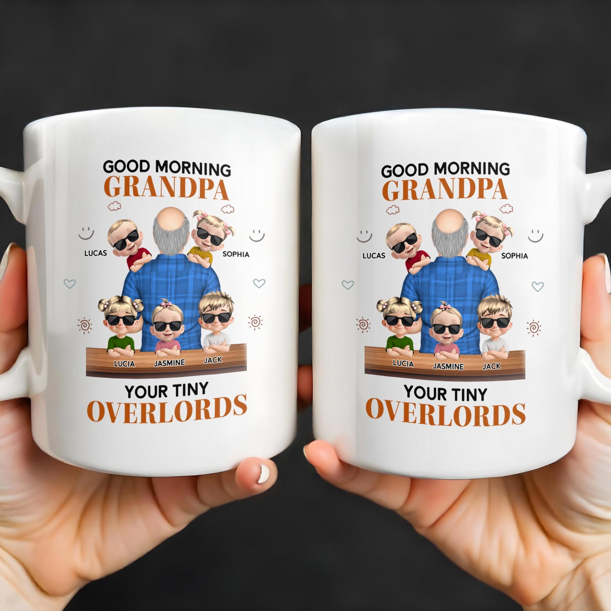 Good Morning Grandpa, Your Tiny Overlords, Cartoon Children and Sunglasses