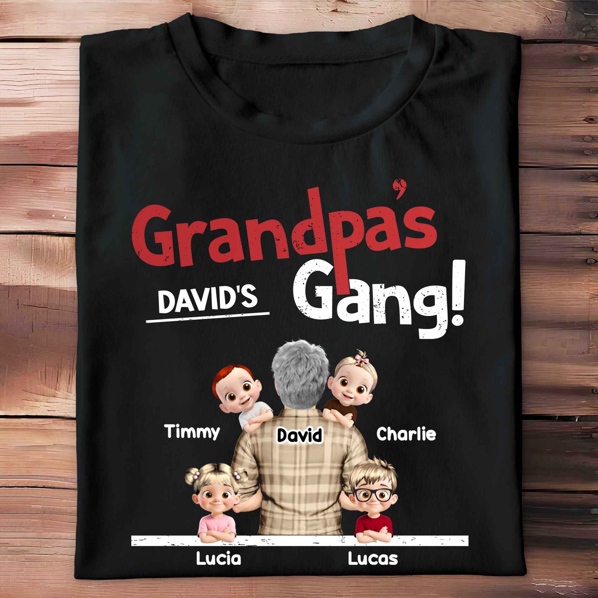 Grandpa's Gang Cartoon Characters Design