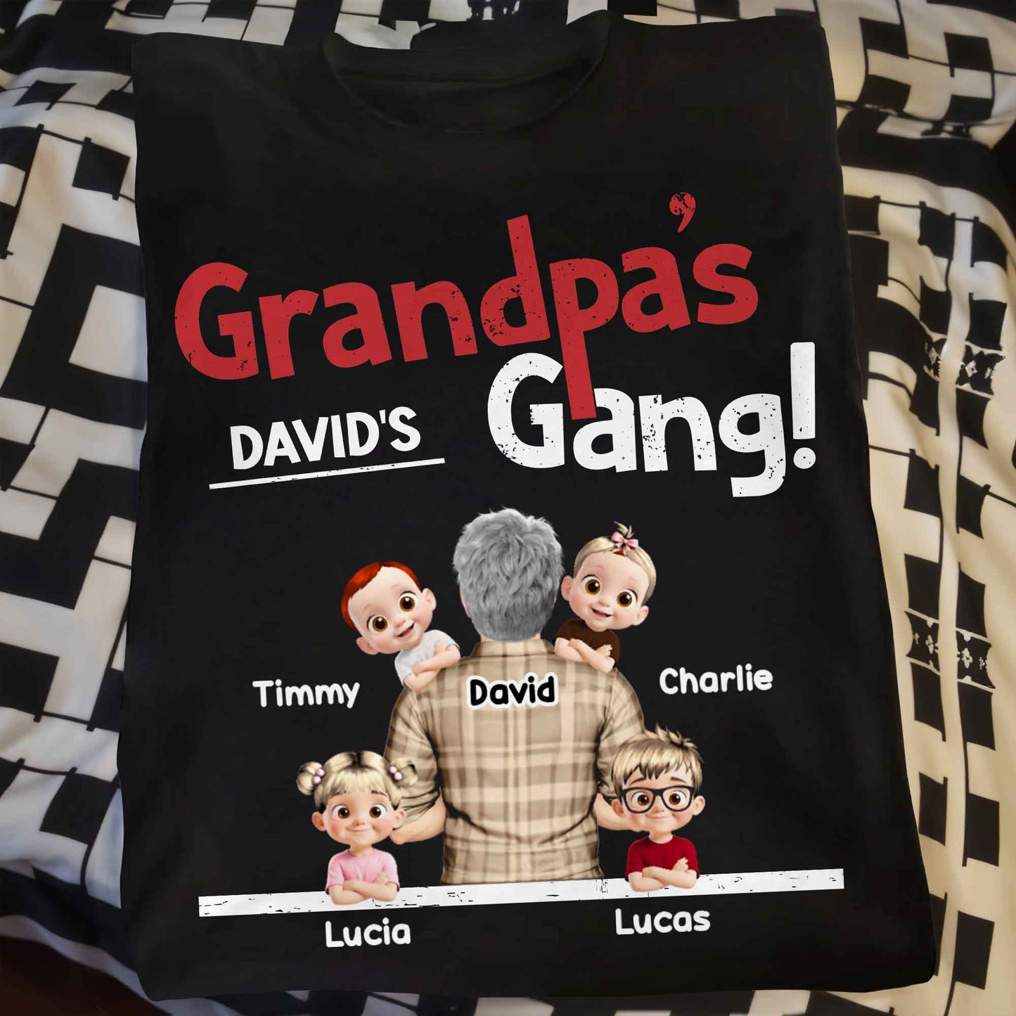 Grandpa's Gang Cartoon Characters Design