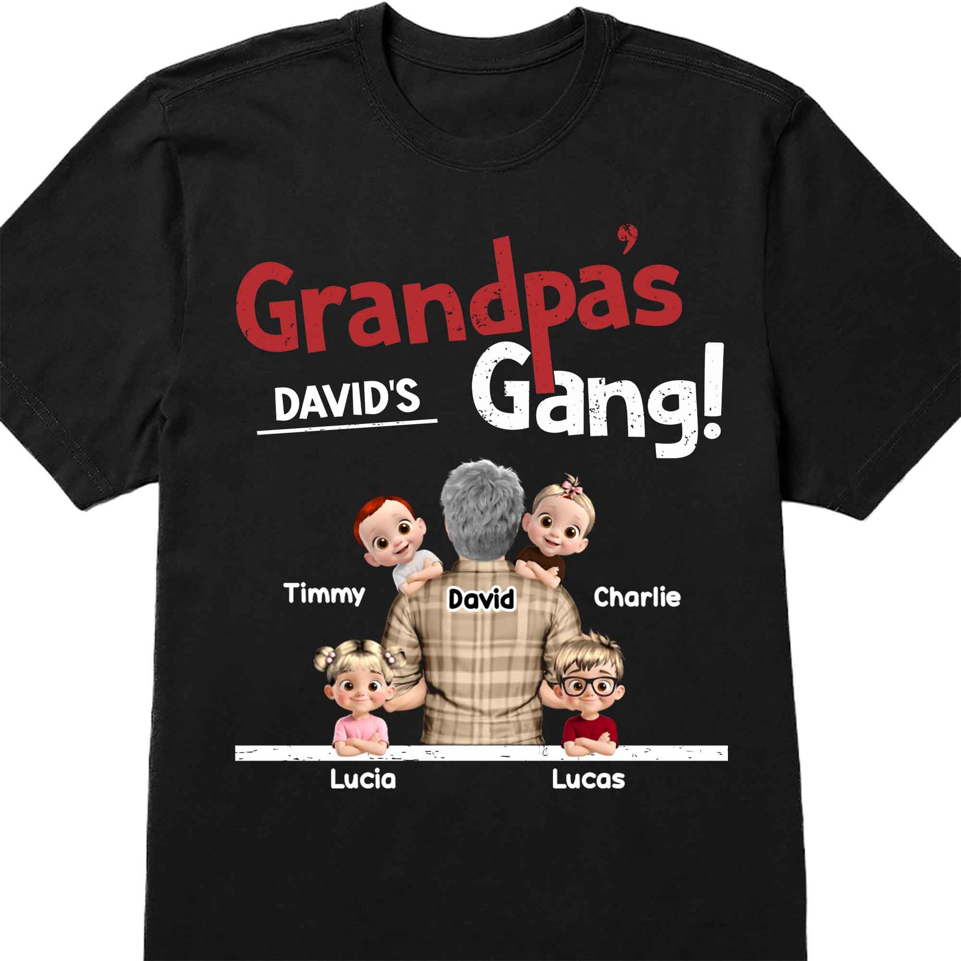Grandpa's Gang Cartoon Characters Design