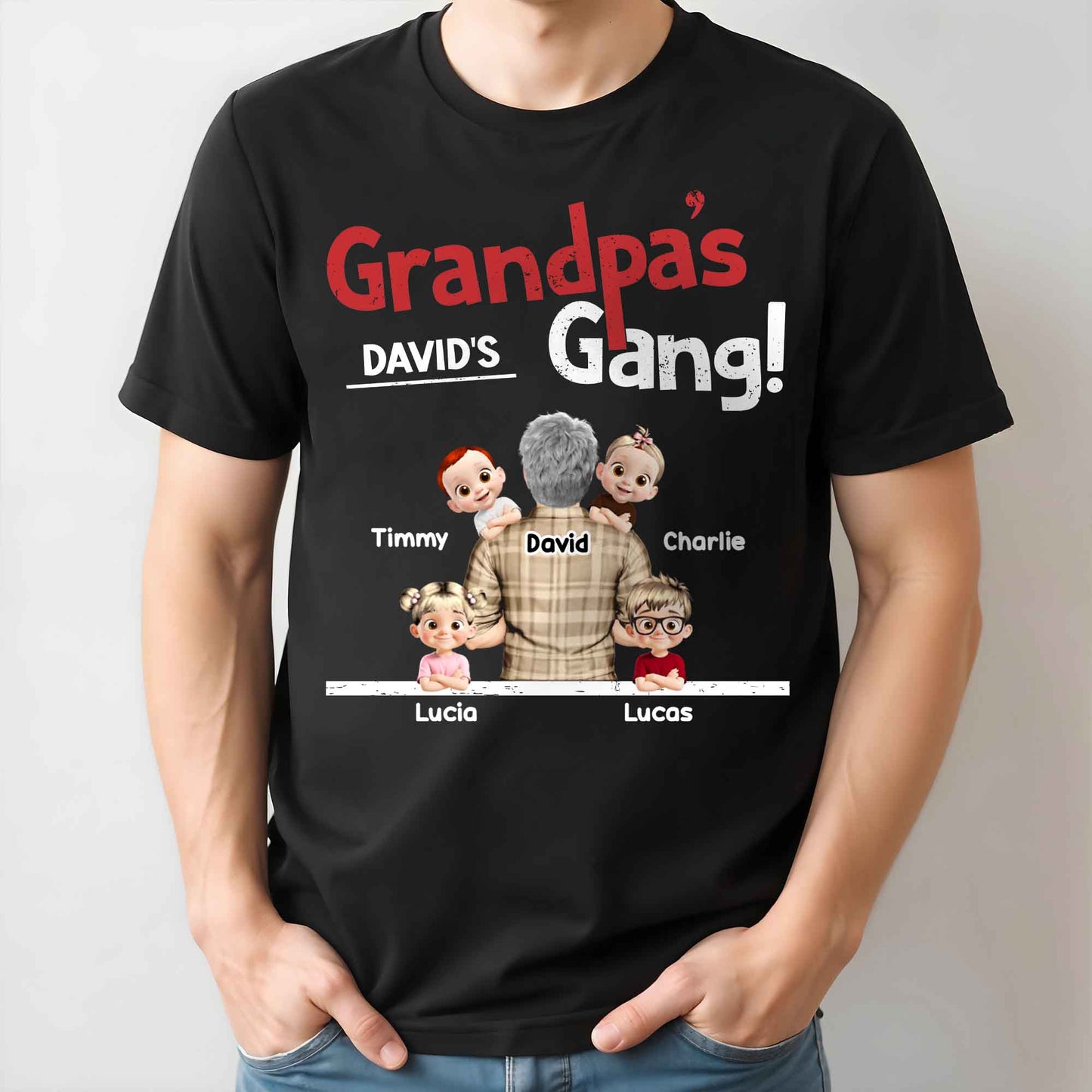 Grandpa's Gang Cartoon Characters Design