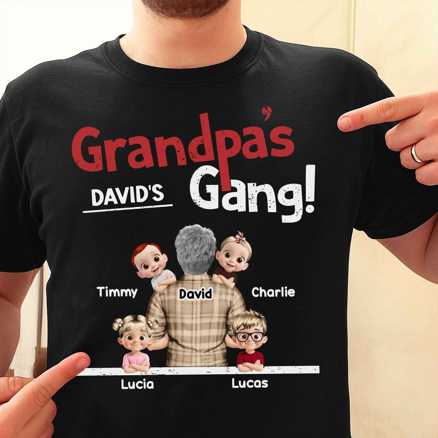 Grandpa's Gang Cartoon Characters Design
