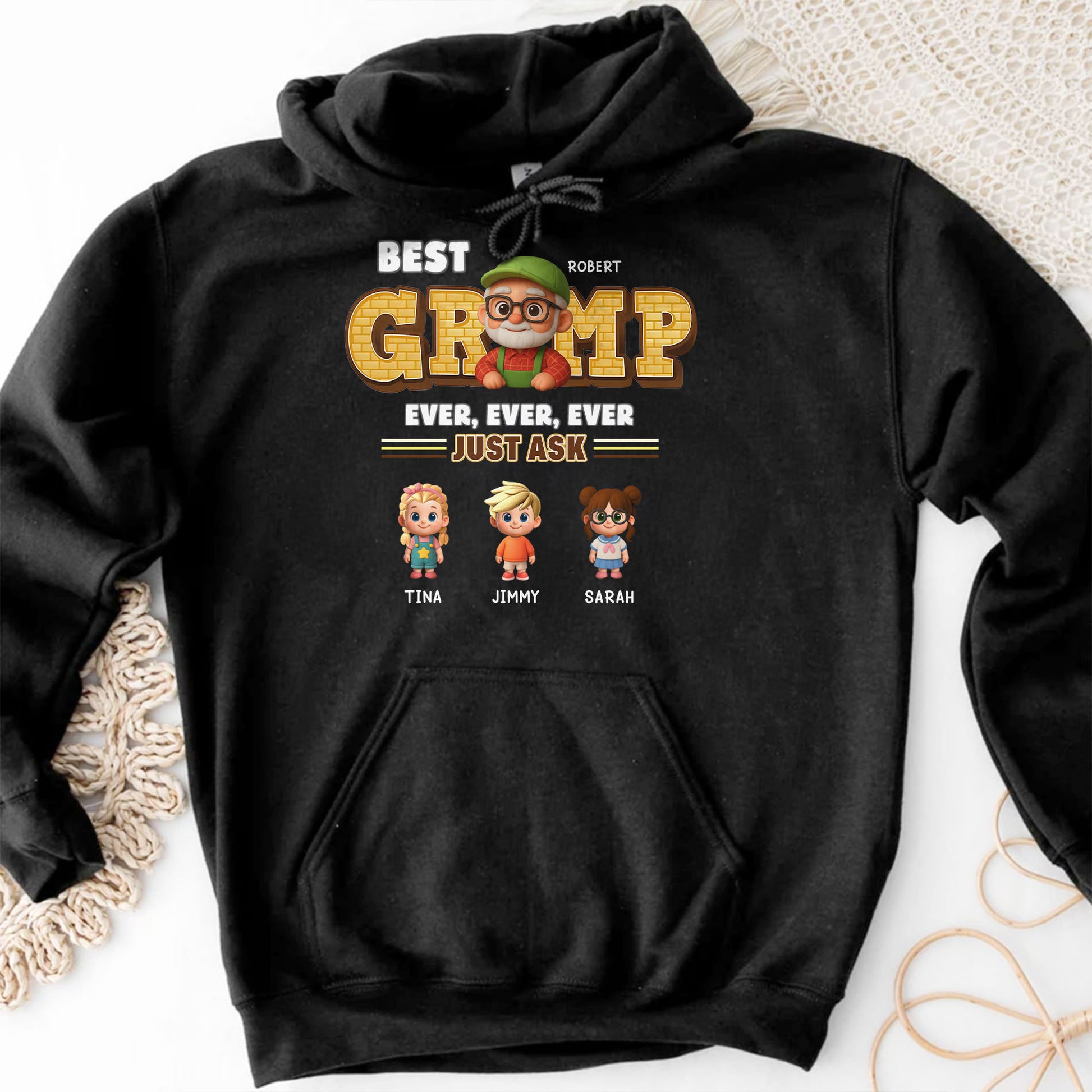 Best Gramp Ever, Ever, Ever Just Ask, Cartoon Characters