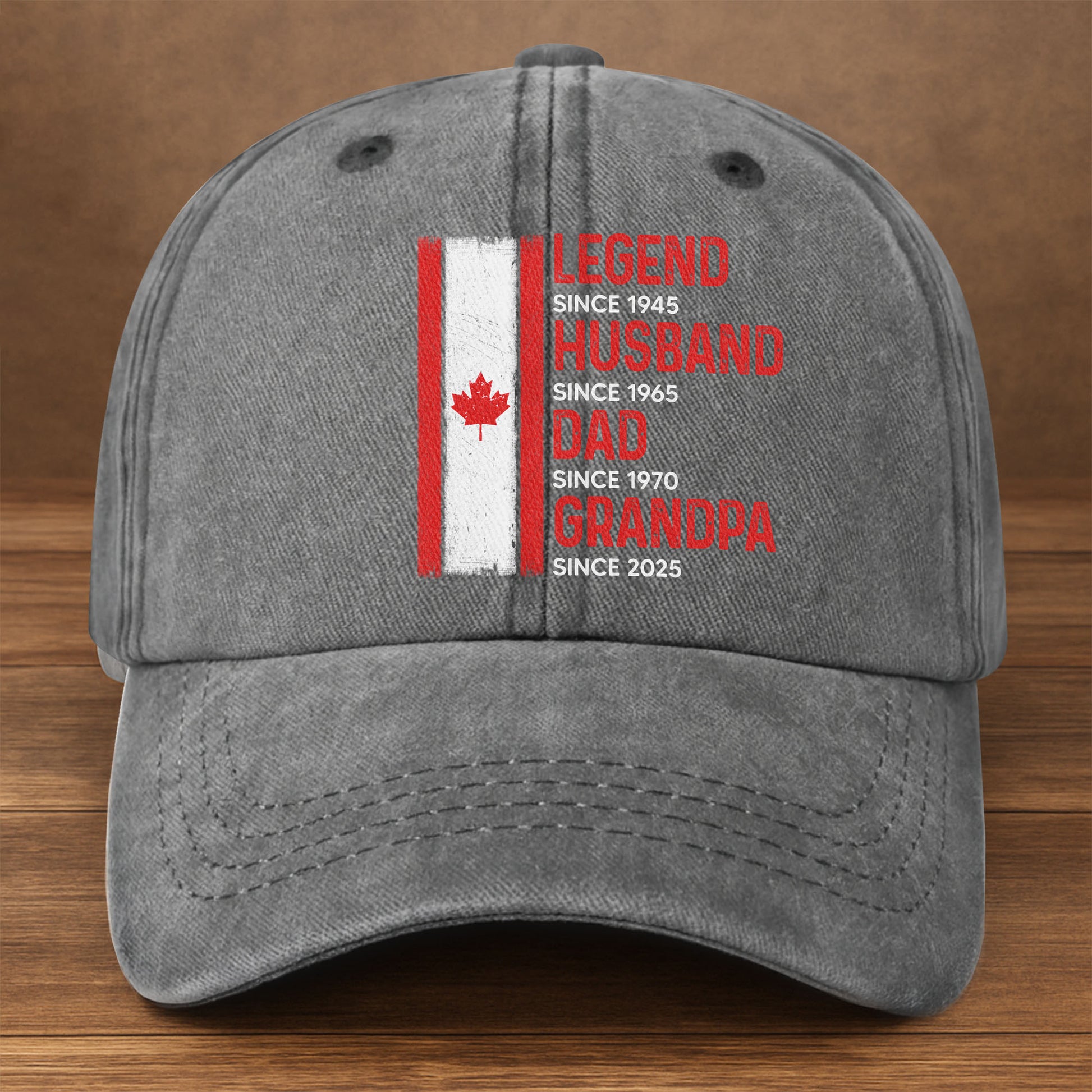 Legend Since Husband Dad Grandpa With Canadian Flag