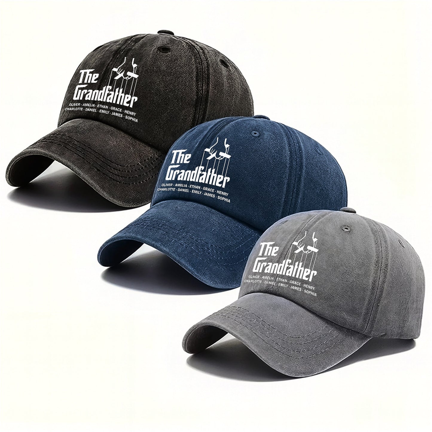 The Grandfather Hand Chair Gesture Cap