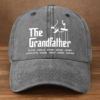 The Grandfather Hand Chair Gesture Cap