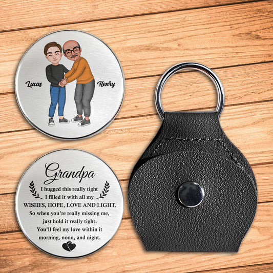 Grandpa Pocket Hug With Wishes, Hope, Love And Light