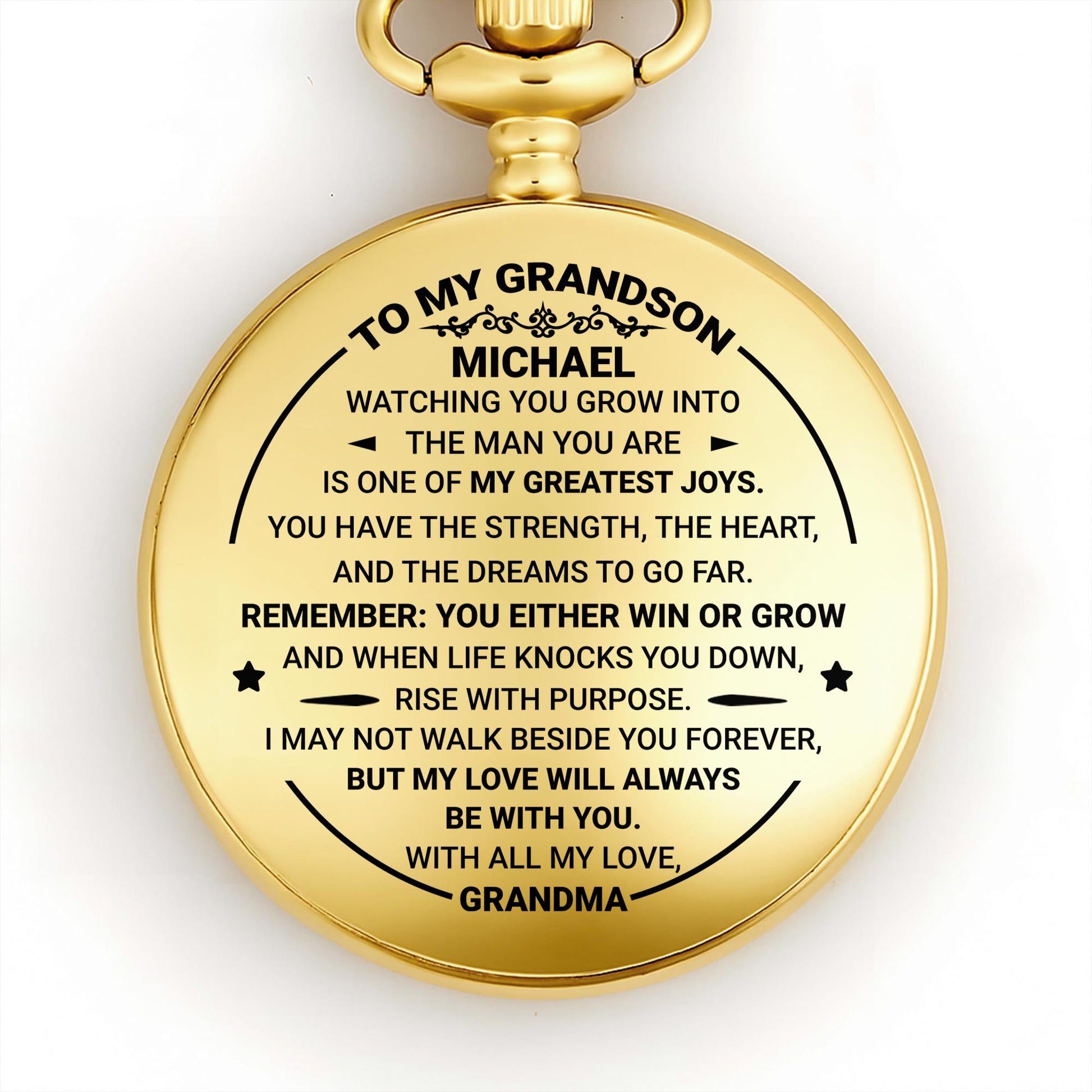 To My Grandson, Watching You Grow, Love From Grandma