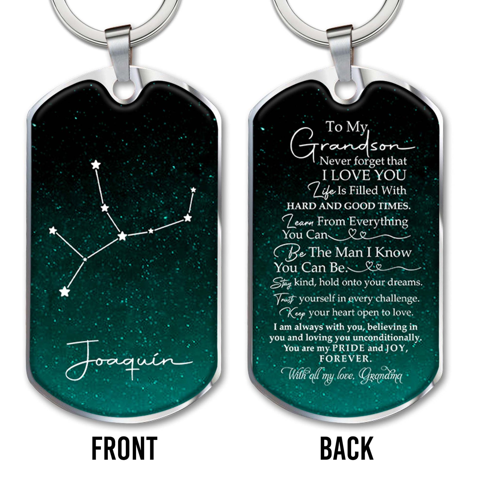 Grandson Pride and Joy Constellation Love and Inspiration