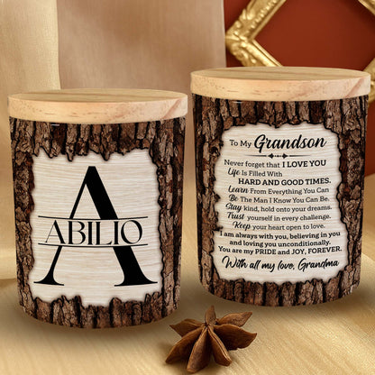 Illuminate Your Cherished Memories Glass Jar - Personalized Custom Glass Jar With LED - GSN002_LEJAR