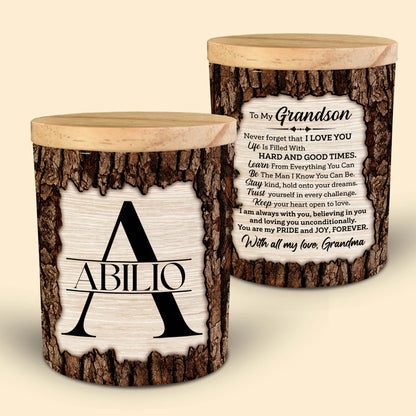 Illuminate Your Cherished Memories Glass Jar - Personalized Custom Glass Jar With LED - GSN002_LEJAR
