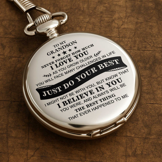 To My Grandson, Never Forget How Much I Love You