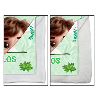 I Dream Big, I Do Good, I Am Brave, Kids Motivational Blanket