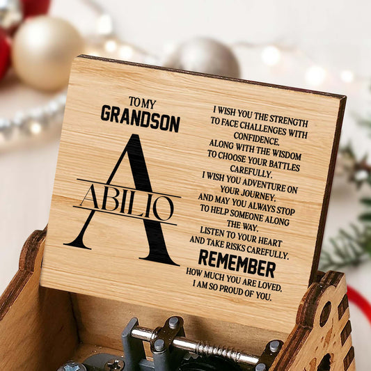 Strength, Wisdom, Adventure Beautiful Message For Grandson